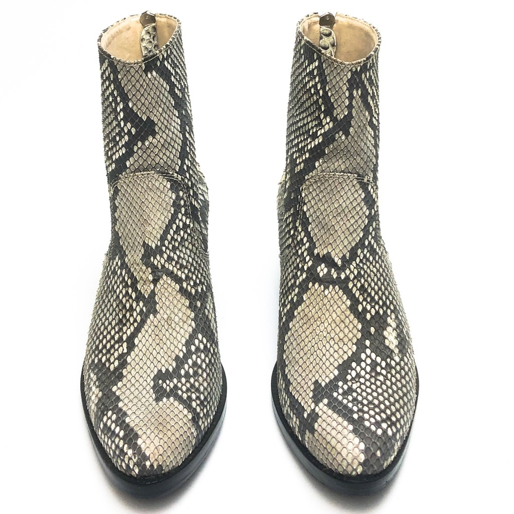 Python Genuine Leather Boots - Size 9.5, Handcrafted & Durable, Premium quality